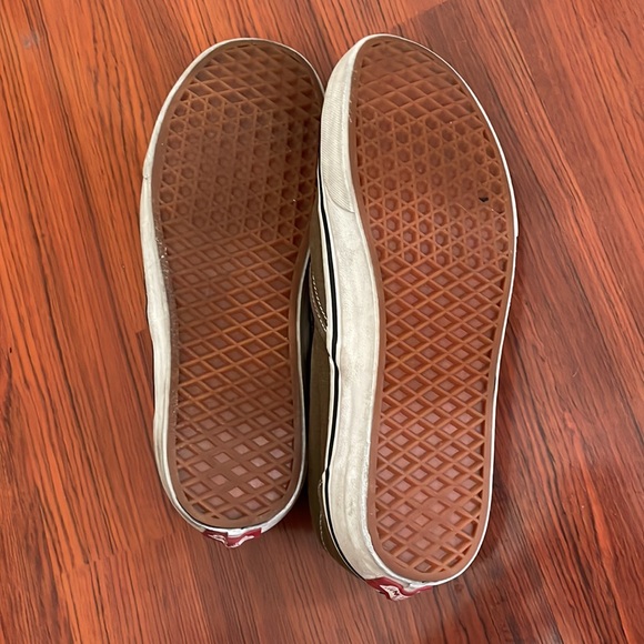 Brownish Green men’s slip on vans - Picture 4 of 5